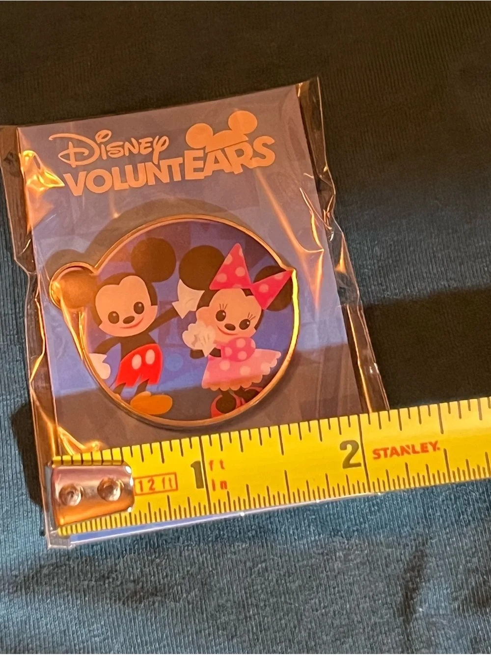 1 Set Of Disney VoluntEARS Pins: Mickey/Moon, Mickey Fireworks & Mickey/Minnie!